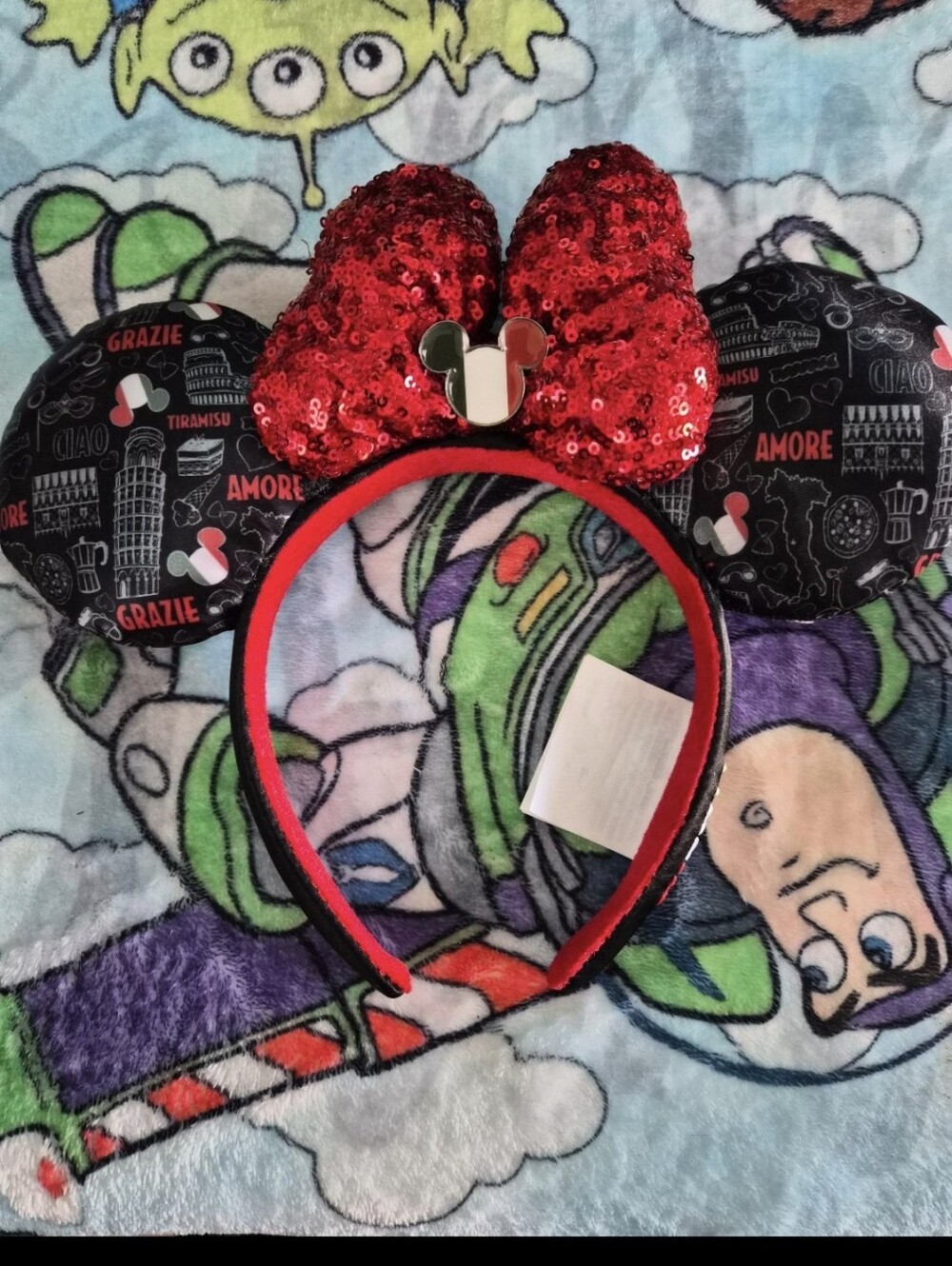 Disney Parks Italy Epcot World Showcase Italy Minnie Ears Headband